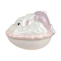 Vintage Hand-Painted Easter Bunny Covered Bowl