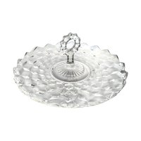 Vintage Fostoria American Clear Center-Handle Sandwich Tray