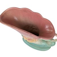 Vintage Hull Pottery Waterlily Cornucopia Vase