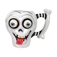 2002 Dept 56 Googly Eye Skull Mug