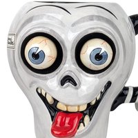 2002 Dept 56 Googly Eye Skull Mug
