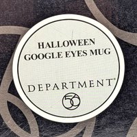 2002 Dept 56 Googly Eye Skull Mug