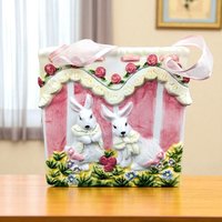 Vintage Ceramic Easter Bunny Bag