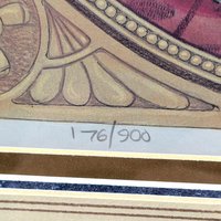 1990 Signed Randal Spangler Draglings Framed Print