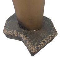 Vintage JH Boone Terracotta Indian with Pipe Statue