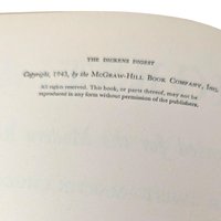 1943 The Dickens Digest Hardcover