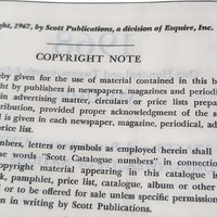 1968 Scott's Standard Postage Stamp Catalogue: Volume 1