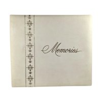 Vintage Memories Large Gold Embossed Cream Photo Album