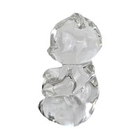 Vintage Fenton Clear Glass Bear Figurine
