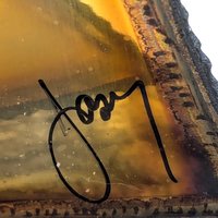 Vintage Signed Brass Sailboat Figurine