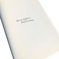 1966 Oscar Lobster's Fair Exchange, George Selden