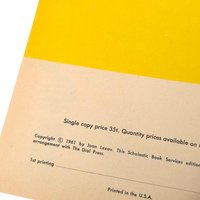 1961 Olaf Reads Softcover, Joan Lexau