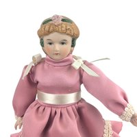 Vintage Victoria Intex Porcelain Pink Doll
