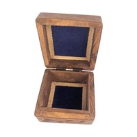 Vintage Rosewood Inlay Trinket Box