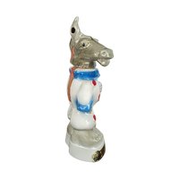 1968 Jim Beam Donkey Decanter: C. Miller Political Clown