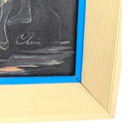 Vintage Framed Cherie Ballerina and Partner Print