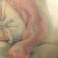 Vintage Bessie Pease Gutmann Sleeping Baby Framed Print