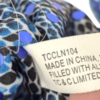 Vintage Blue Porcelain Harlequin Doll