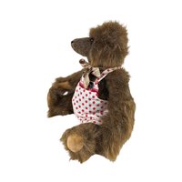 Vintage Brown Plush Teddy Bear