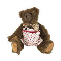 Vintage Brown Plush Teddy Bear