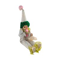 Vintage Musical Clown Shelf Sitter, Marianne's Musical Menagerie