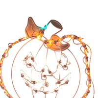 1995 Halloween Silhouettes Jack O'Lantern Light