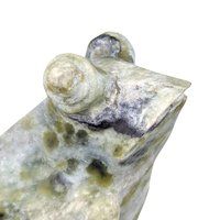Vintage Chinese Hand-Carved Jade Frog Figurine