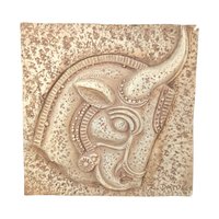 Vintage Z. Danjell Creations Greek Horse & Bull Plaques