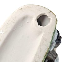 Vintage Halloween Skeleton Clock Tower Village Accessory