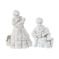 Vintage Dept 56 Winter Silhouette Christmas Presents Figurine Set