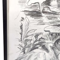 1998 S.G. Thautatta Framed Nature Art Print