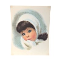 Vintage 1960s Northern Tissue "American Beauty" Portraits, Set of 4