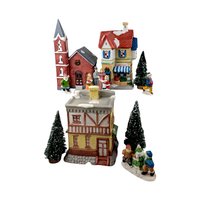 Vintage Dickens Collectibles Lighted Porcelain Christmas Village