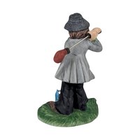 Vintage Flambro Emmett Kelly Jr Hobo Clown Golfer Figurine