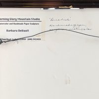 1997 Barbara DeVault Mixed Media Art: 'Decadisk' Framed Original