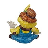 Vintage Hand Painted Scarecrow Bank