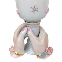 Vintage Ceramic Hands Holding Candle Holder Pair