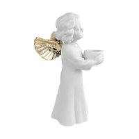 Vintage Dept. 56 Winter Silhouette Choir Angel Candle Holder
