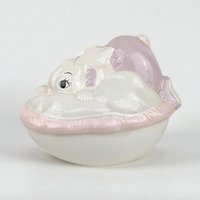Vintage Hand-Painted Easter Bunny Covered Bowl