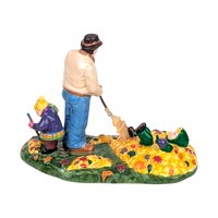 1998 Dept. 56 Preparing for Halloween 2 Piece Figurine Set