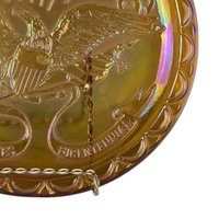 1976 Indiana Glass Bicentennial Carnival Glass Plate