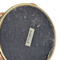 Vintage Scalloped Glass Boudoir Lamp