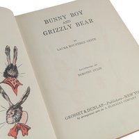 1922 Bunny Boy and Grizzly Bear Laura Rountree Smith Hardcover
