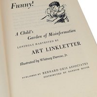 1962 Kids Sure Rite Funny! Art Linkletter Hardcover