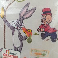 1978 Bugs Bunny Elmer Fudd Embroidery Kit