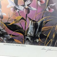 Vintage Dean Johnson Minnesota Memories Numbered Print