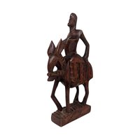 Vintage Hand Carved Wooden Decor Figurine Choice