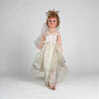 Vintage 1950s Tall Wedding Bride Doll