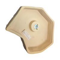 Vintage JH Boone Terracotta Indian with Pipe Statue