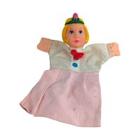 Vintage 12" Female Character Rubber Head Hand Puppet